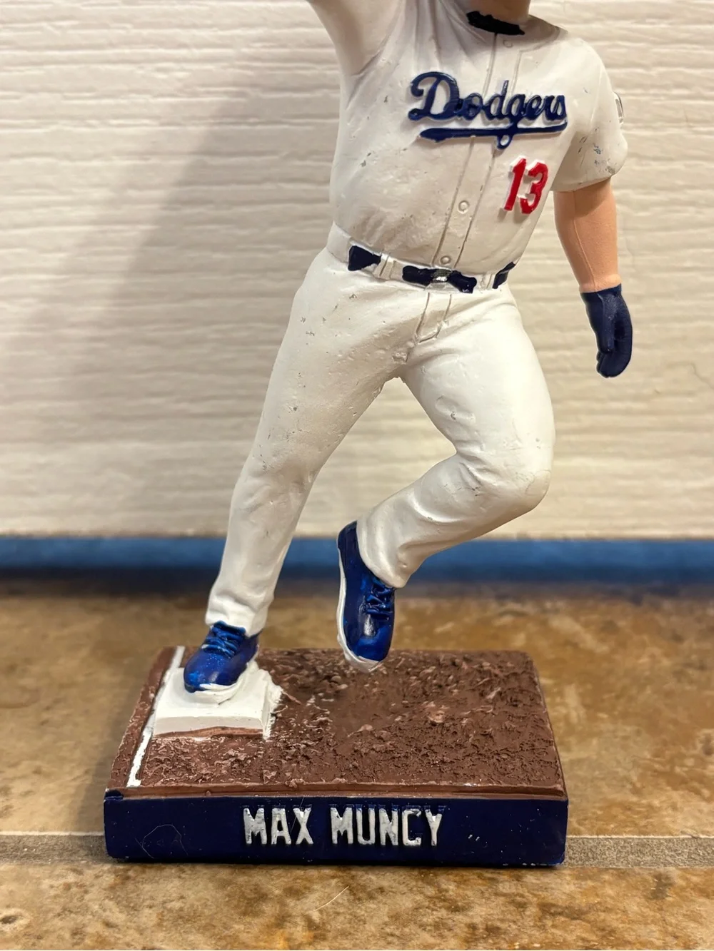 Los Angeles Dodgers Max Muncy Bobblehead - Blue and White Approx 7”